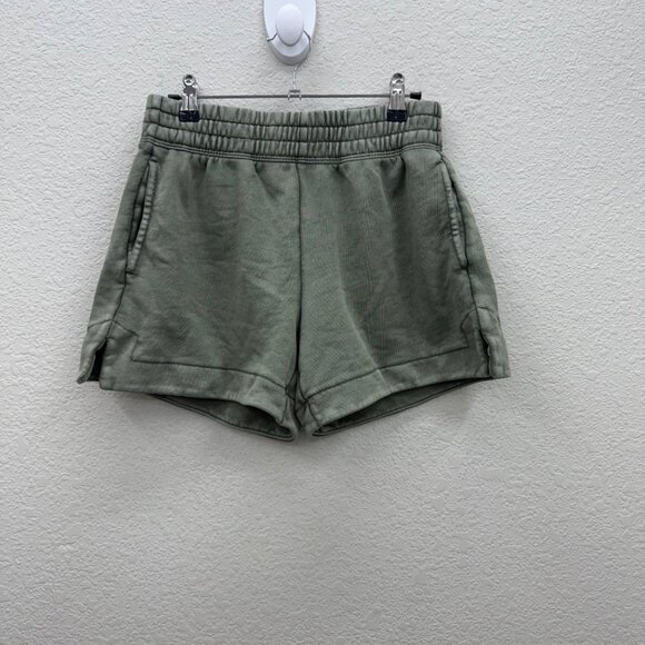 Aerie Green Suns Out High Waisted Sweat Short w Pockets Womens size XS - Picture 1 of 9
